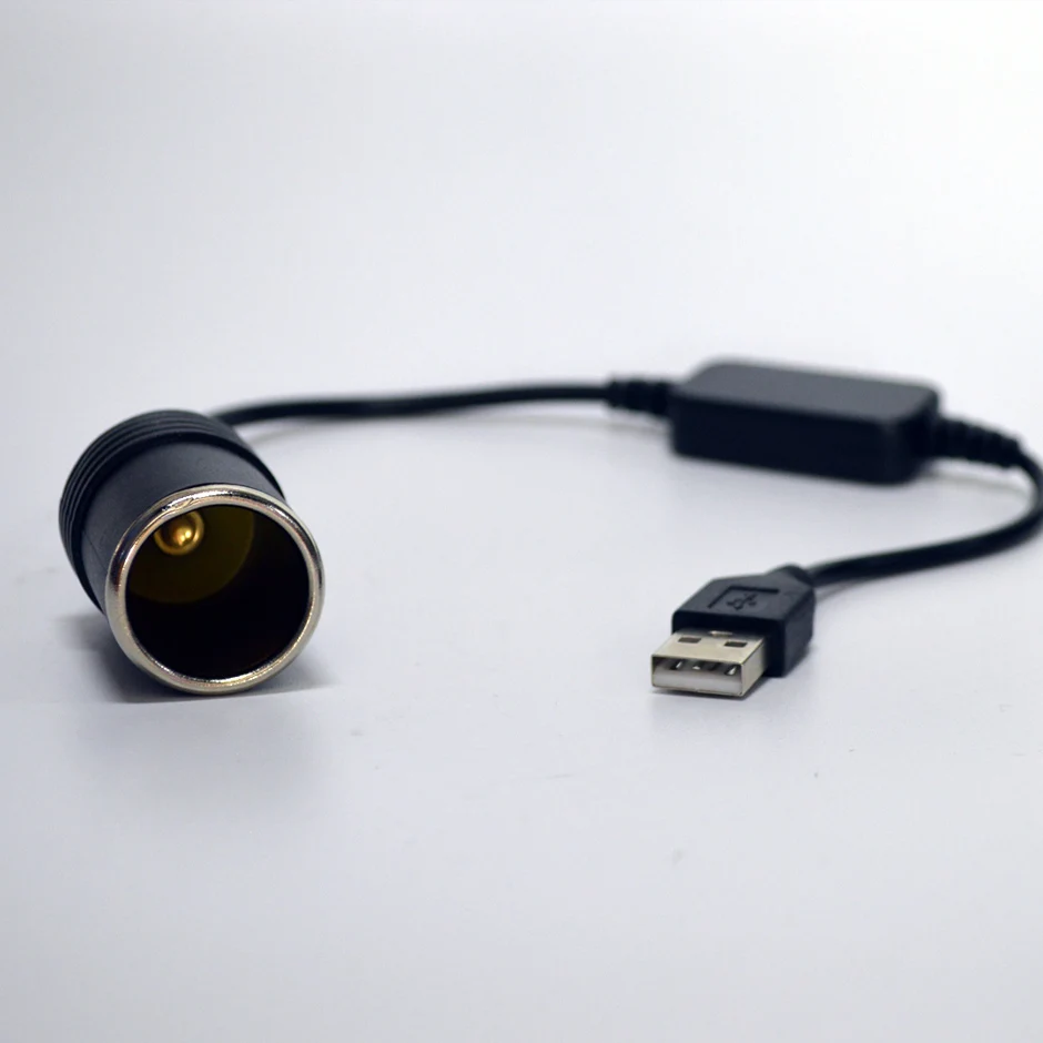 USB- oder Typ-C-Ladegeräte zum Zigarettenanzünder, 5 V auf 12 V, Konverterkabel, Verlängerungssteckdose, Netzteil, Elektronik, Autozubehör