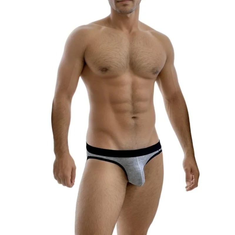 Sous-vêtements pour hommes, slips avec poche convexe en U, respirant, évacuant l'humidité, taille basse, sous-vêtements Sexy