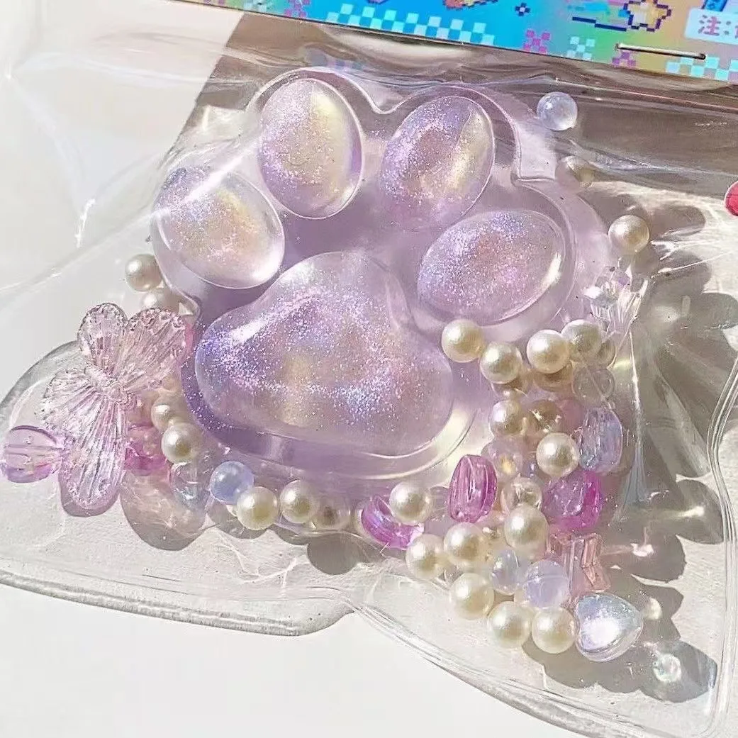 ตลก Squishy Squeeze ของเล่นแมวเท้า Antistress ความเครียดบรรเทาของเล่น Decompression Mochi Fidget เด็กผู้หญิงซิลิโคนช้า Rebound ของเล่น