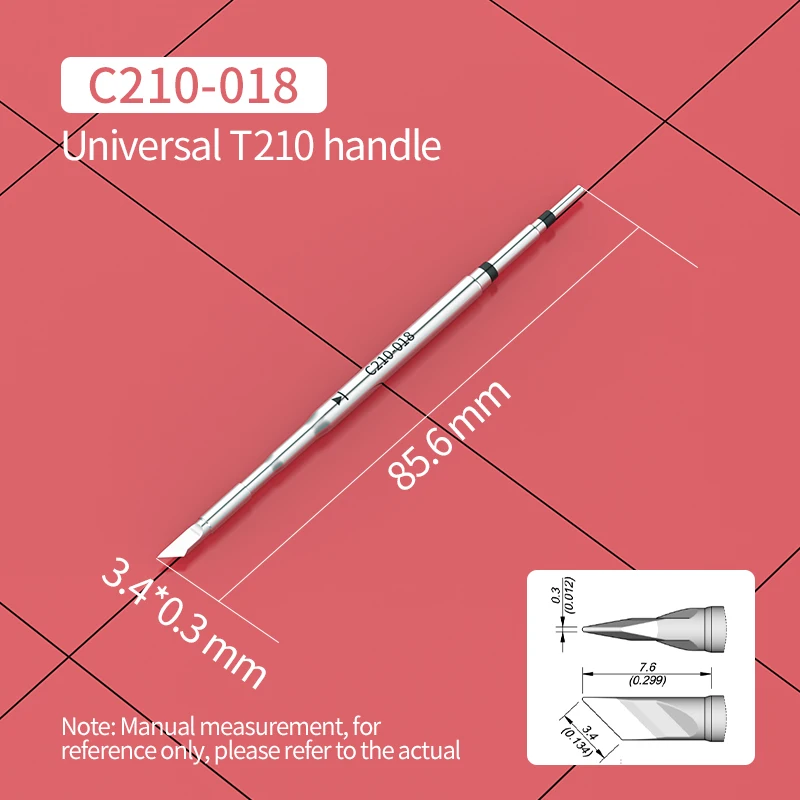 Паяльные жала C210, совместимые с ручкой JBC T210 для сварочной сопла станции CD-2SD/2SHE C210-001 C210-007 C210-008 C210-018