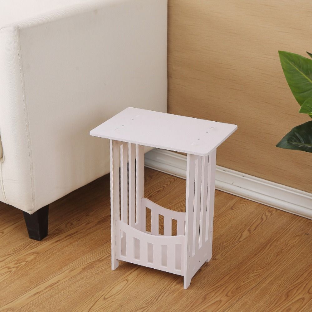Mesa de cabeceira pequena para casa, Modern Square Nightstand, Mini Bedside Cabinet destacável, Móveis pequenos