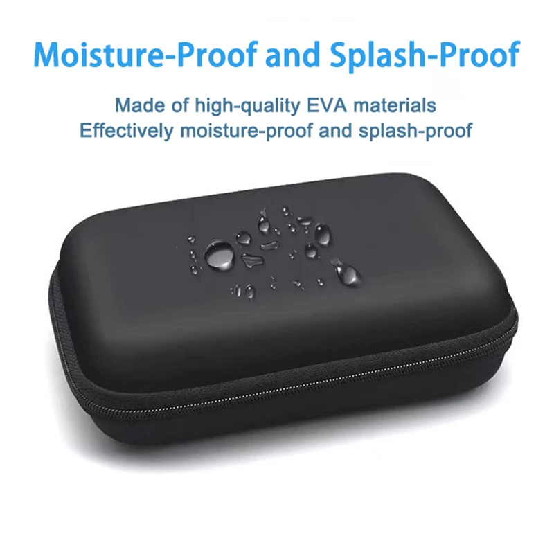 High Quality EVA Storage Bag Portable Earphone Bag Coin Purse Wallet Cable Tools Instruments Storage Case Multiple Sizes Storage