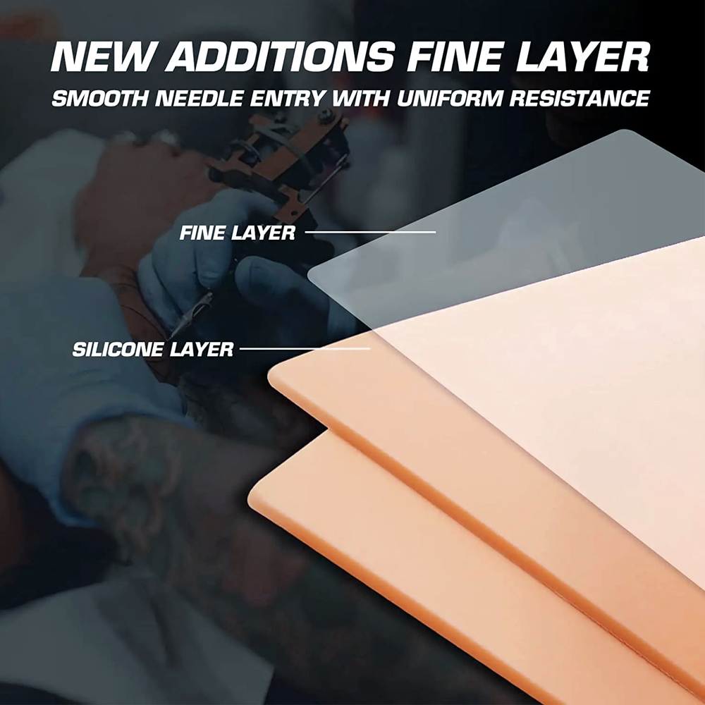 15/10/8/5/1 個タトゥー練習スキン 3 ミリメートルシリコーンフェイクスキン両面アートメイクトレーニング供給タトゥーアクセサリー