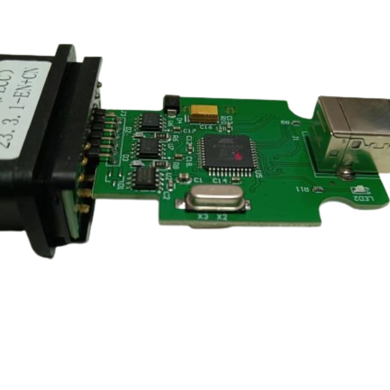 2024 24,7 para VaG COM 23,11/24,7 Popular vc-ds Francais He-x V2 para V-W/ADI/Skd Seat Vag francés inglés Atmega162 + 16V8 herramientas