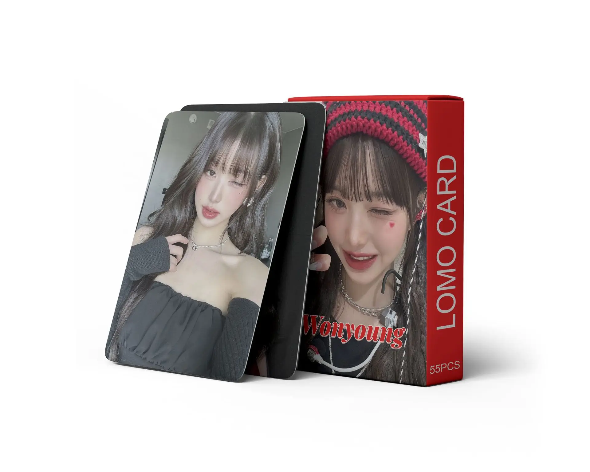 55 IVE single card Jang WonYoung Jang Wonyoung around LOMO card