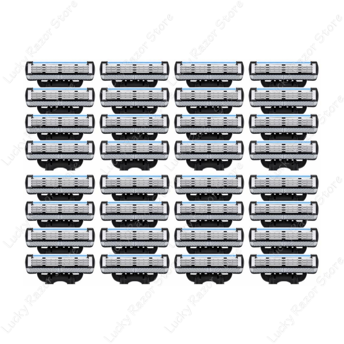 New Quality Stainless Steel Safety Razor 3-layer Razor Blade MEN'S Manual Razor Blade for Mach series Replacement Refills Blades