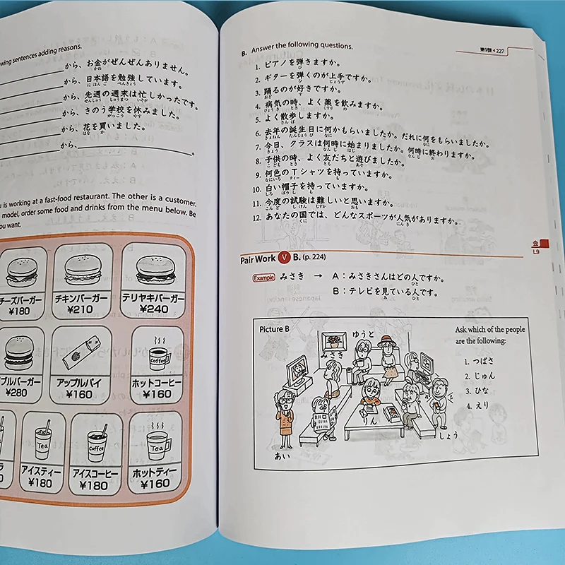 Genki libro de texto japonés 3.a edición 1/2 aprender libro de ejercicios japonés responde un curso integrado japonés con libro de estudio en inglés