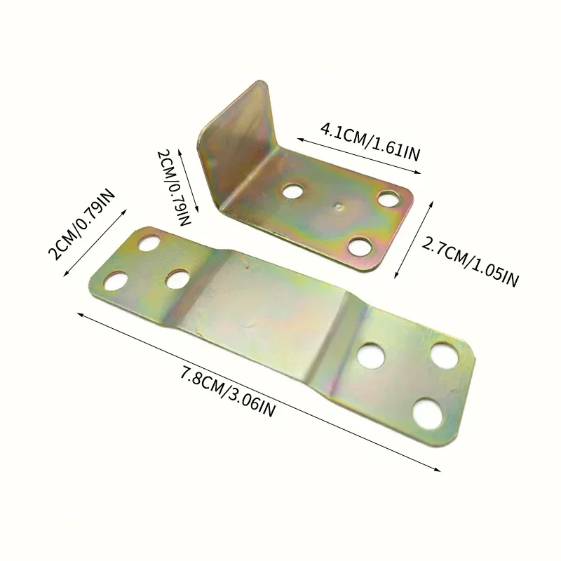 2/4/10/20 pcs Industrial Metal Corner Brackets for Queen Bed Frame Sturdy and Easy to Install with Removable Cover