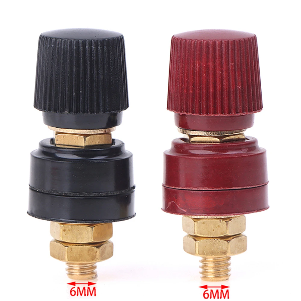 2 ชิ้น/เซ็ตรถ 6 มม.8 มม.สตั๊ดทองเหลืองพรีเมี่ยมรีโมทแบตเตอรี่ Power Junction โพสต์ Connector เปลี่ยน Terminal Kit รถอุปกรณ์เสริม