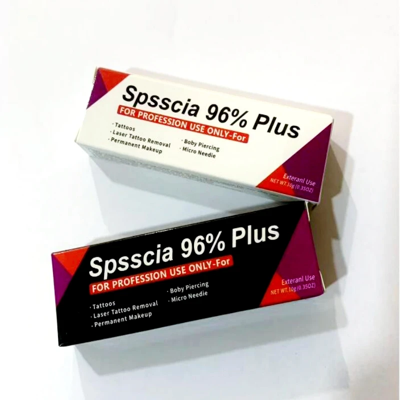 Новое поступление 2023 года, крем для татуировки Spsscia 96% Plus перед перманентным макияжем, микроблейдинг, бровей, губ, 10 г