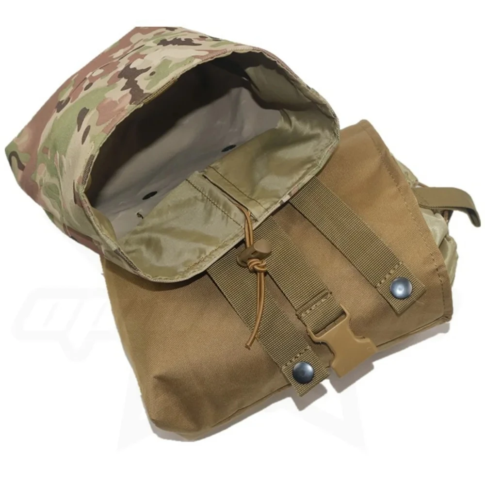 Molle Pieghevole Dump Drop Magazine Pouch Airsoft Qutdoor Escursionismo Caccia Accessori EDC Pieghevole Recupero MagHolster Marsupio