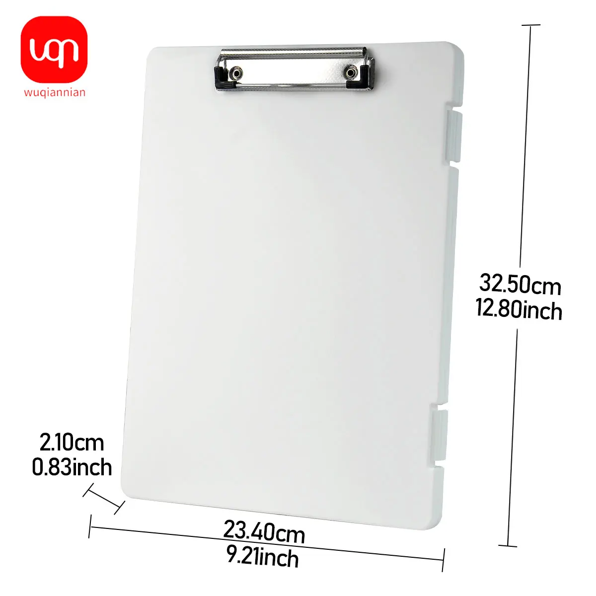 WQN-1PC Durable Multi-functional A4 Folder Storage Box, Large-capacity Writing Storage Integrated Writing Board Data Storage Box