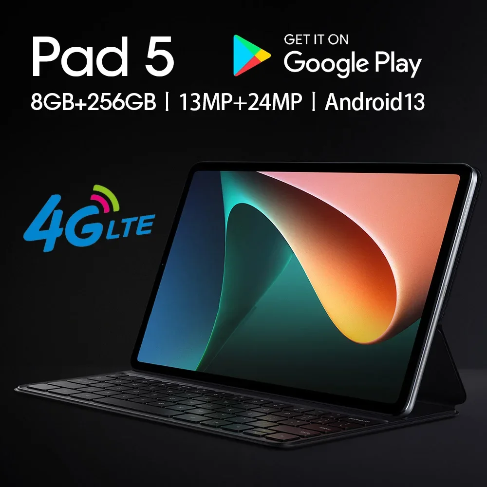 2024 Nowa globalna wersja Pad 5 Pro P70 Prua Tablet Android 12 PC 16GB 512GB 11-calowy tablet z ekranem Tablet 5G WiFi MI Tablet PC