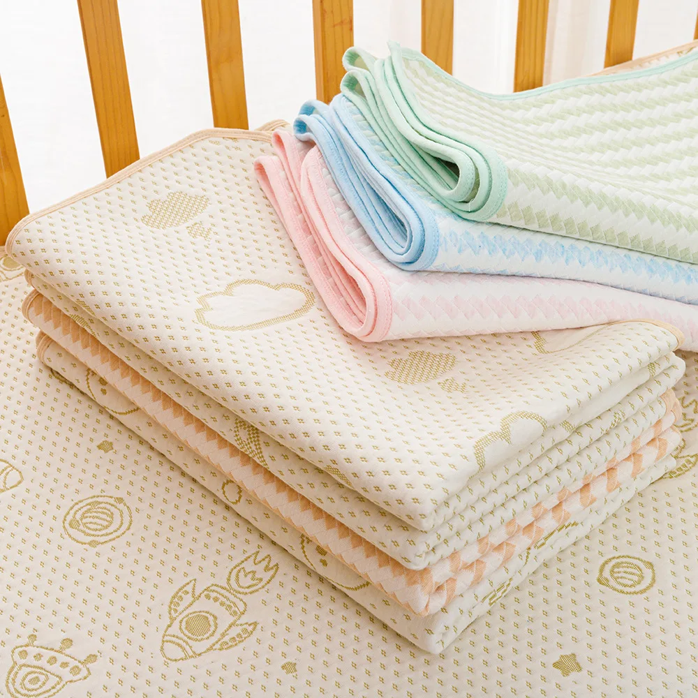 Lavável à prova dwaterproof água fralda recém-nascido reutilizável infantil algodão mictório esteira respirável fralda do bebê mudando almofada mudando esteira cobre