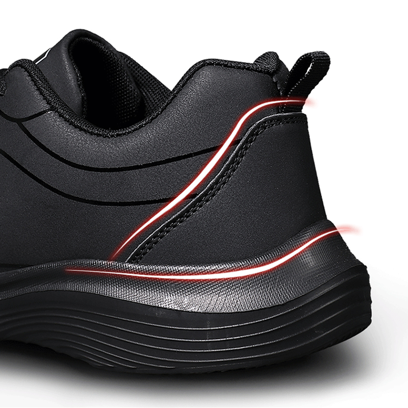Nuevos zapatos para correr para hombre, zapatillas cálidas de invierno para hombre, zapatos antideslizantes transpirables para caminar para hombre, zapatos informales suaves con cordones, ligeros