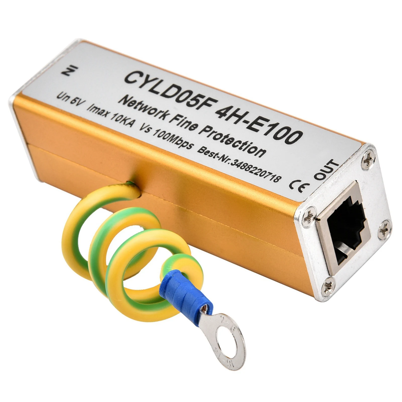 Universal RJ45 RJ11 Adapter Ethernet Netzwerk Überspannungsschutz Donner Beleuchtung Ableiter Schutz Ableiter 5V Stabiler Schutz