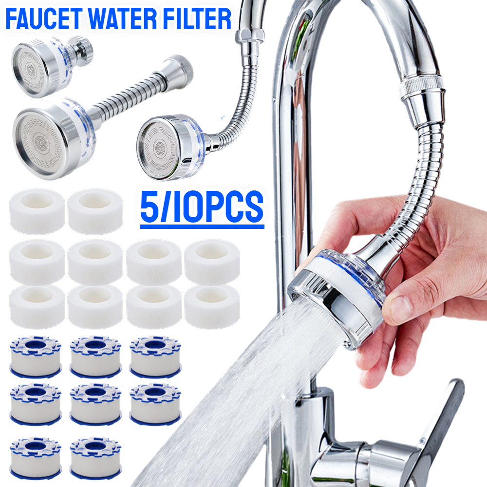 Küchen armatur Wasserfilter Drucks püle Filter Wasser auf bereiter 360 ° Wasserhahn spritzwasser geschützter Wasserhahn Belüfter Extender für Badezimmer