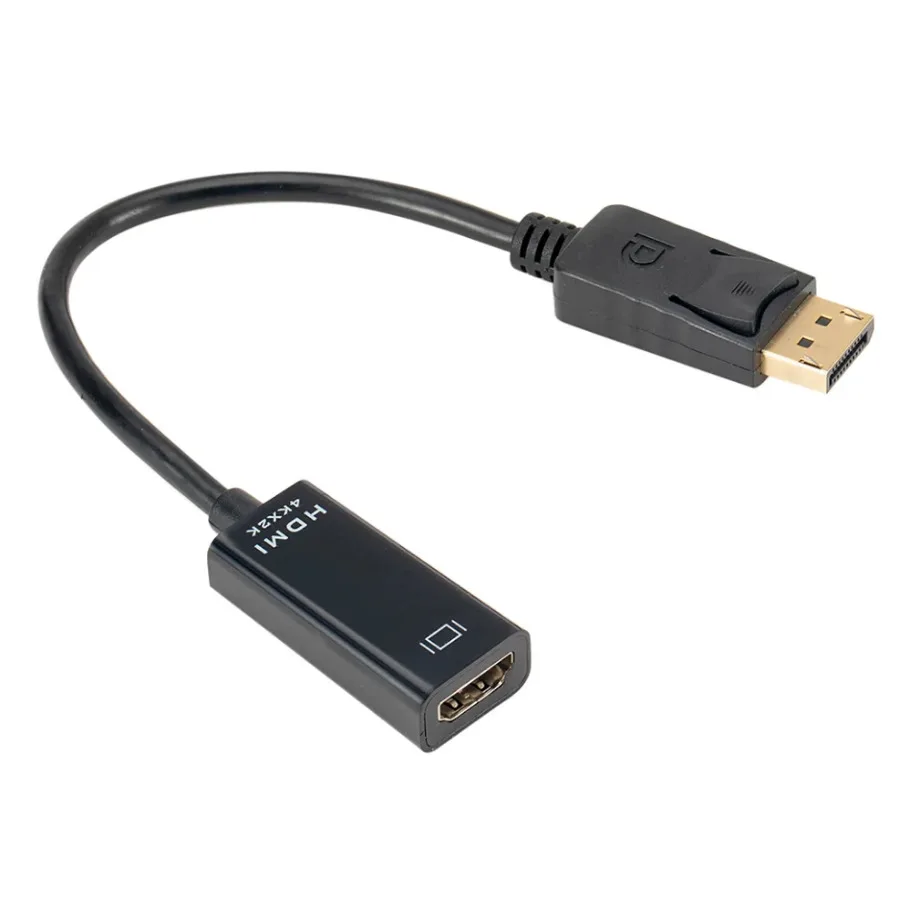 Convertitore adattatore DP a HDMI 4K 1080P maschio a femmina DisplayPort a cavo adattatore audio video compatibile HDMI per PC TV portatile
