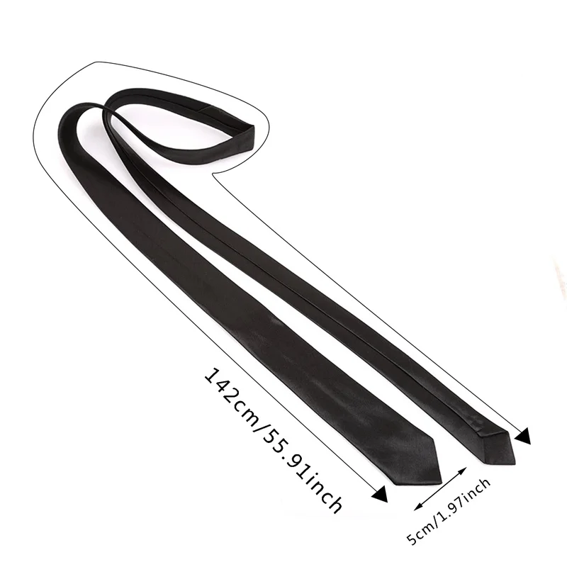 Corbata estrecha de estilo británico con punta de flecha, corbata delgada para hombres, 5cm, accesorios para mujeres, simplicidad para fiesta, corbatas formales, moda