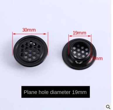 10 шт., сетчатые вентиляционные решетки для вентиляционных отверстий, 19-53 мм
