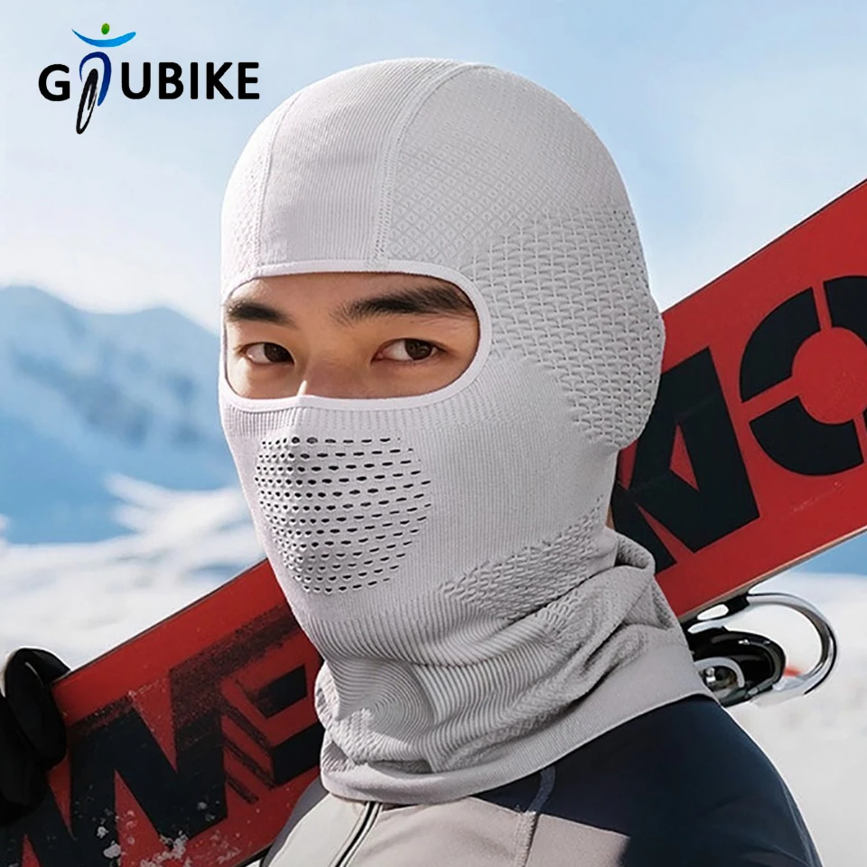 Gtubike lenço térmico à prova de frio, chapéu de esqui de inverno, balaclava, máscara facial completa, esqui, ciclismo, caça, cabeça, pescoço, forro de capacete
