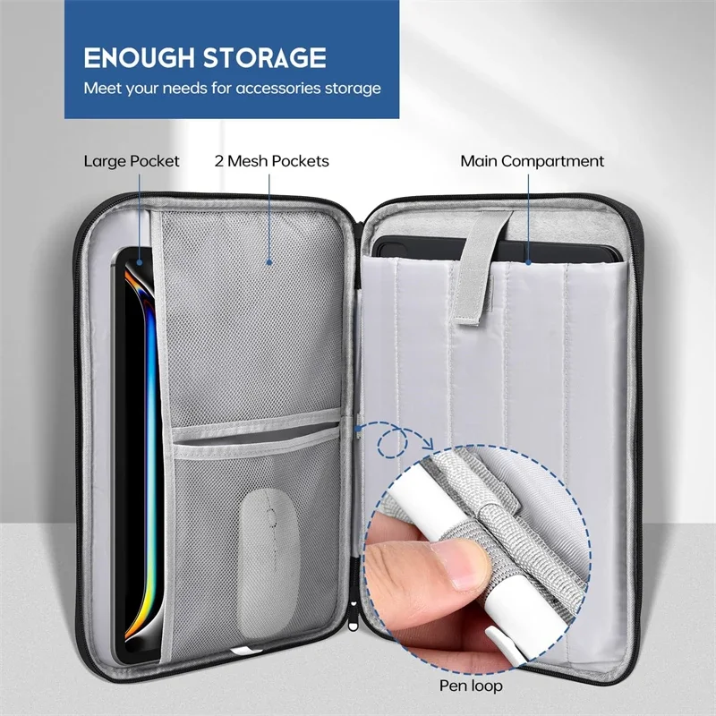 Bolsa à prova d'água para laptop, bolsa à prova de choque para macbook air pro 16 15 13 tamanhos m4 m3 m5 chip mac book capa acessórios