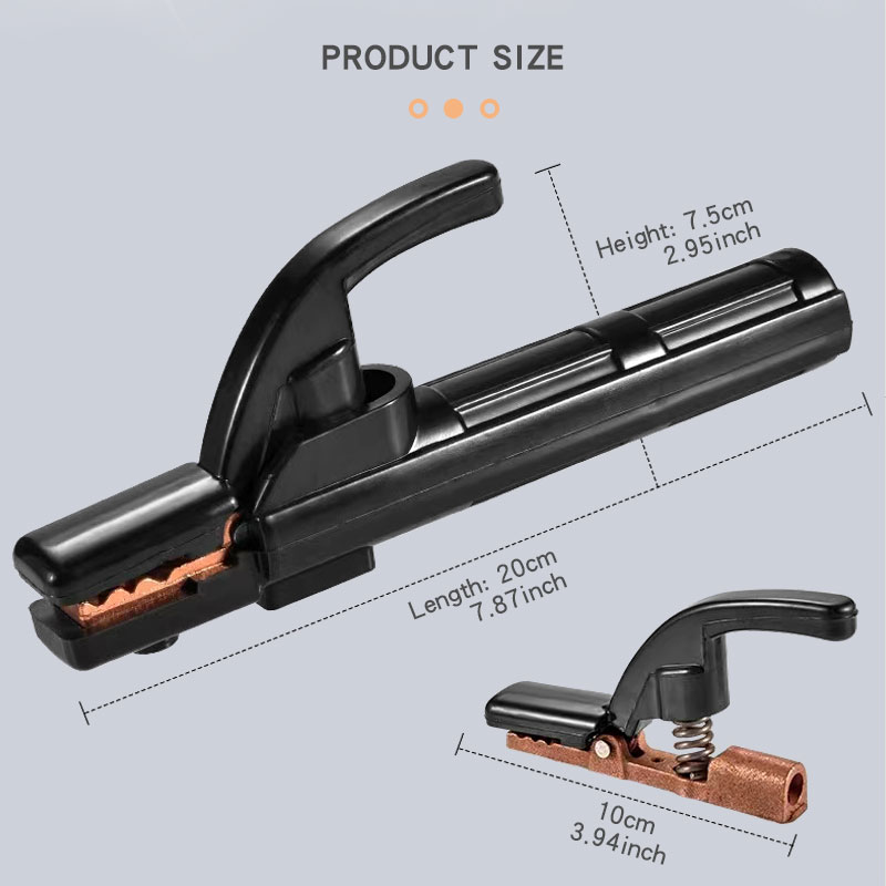 300A Welding Electrode Holder Heavy Welder Electrode Clamp Accessories Electrode Clamp For For Welding Machine Heat Resistant 1P