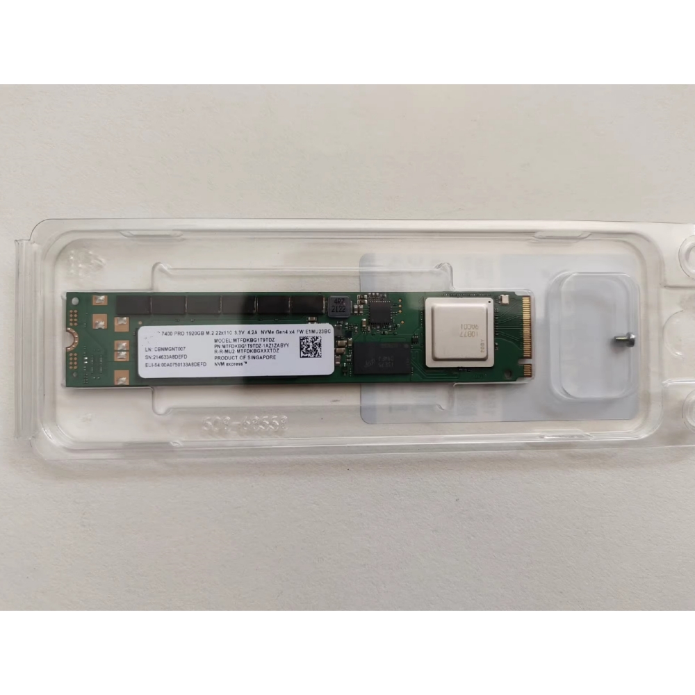 Neues SSD 7400 PRO 1,92T 3,84T M.2 NVMe 22110 Enterprise Server Solid State Drive für Micron SSD