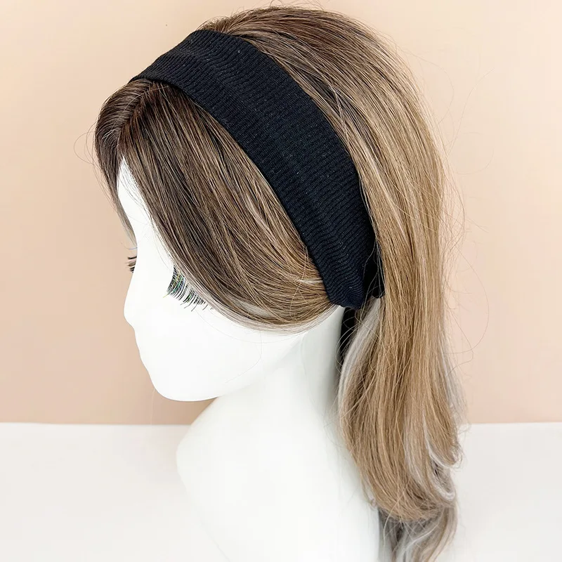 4 個シンプルなファッション女性ソリッドカラー弾性ヘアバンドかわいい洗顔メイクアップヘアバンドヴィンテージスポーツランニングヨガヘッドバンド