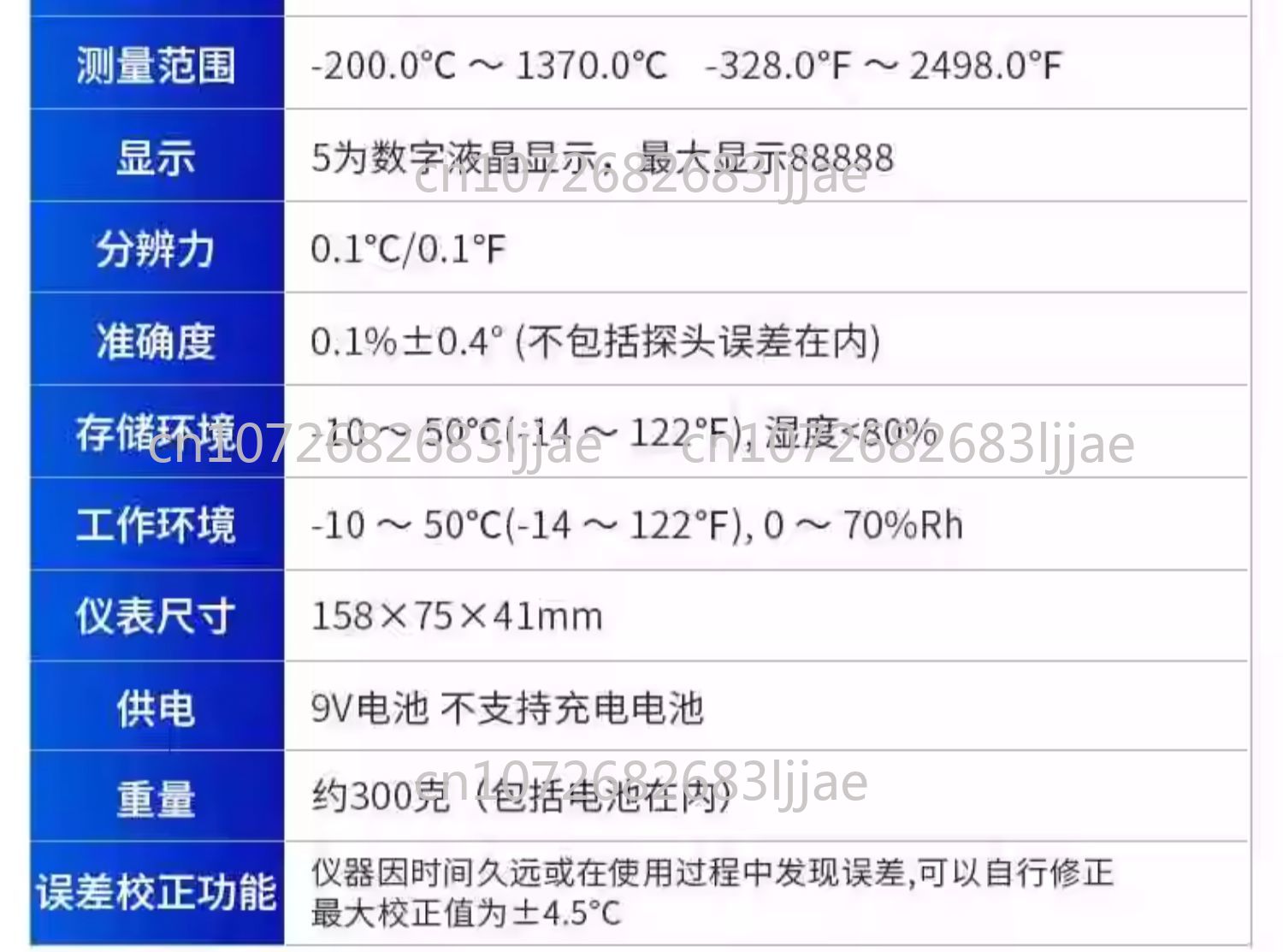 Цифровой термопарный термометр типа K (-50-1300 ° C) Двухканальный, 2 хомута для труб термометра и 2 датчика