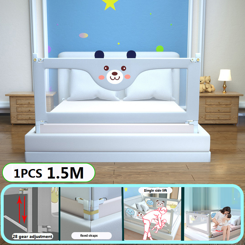 IMBABY, 1 unidad, barrera de seguridad para cama de bebé, Protector de riel de cama para niños, Protector de dormitorio, riel para dormir, valla protectora lavable para niños pequeños
