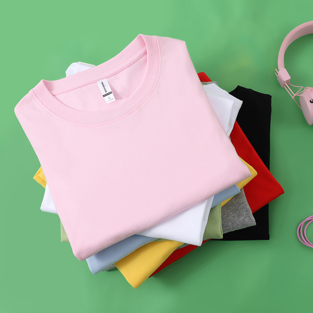 綿 100% 固体 Tシャツ男性女性半袖ファッションブランドトレンドカジュアルソフト衣類 Tシャツカスタマイズ製品夏トップス