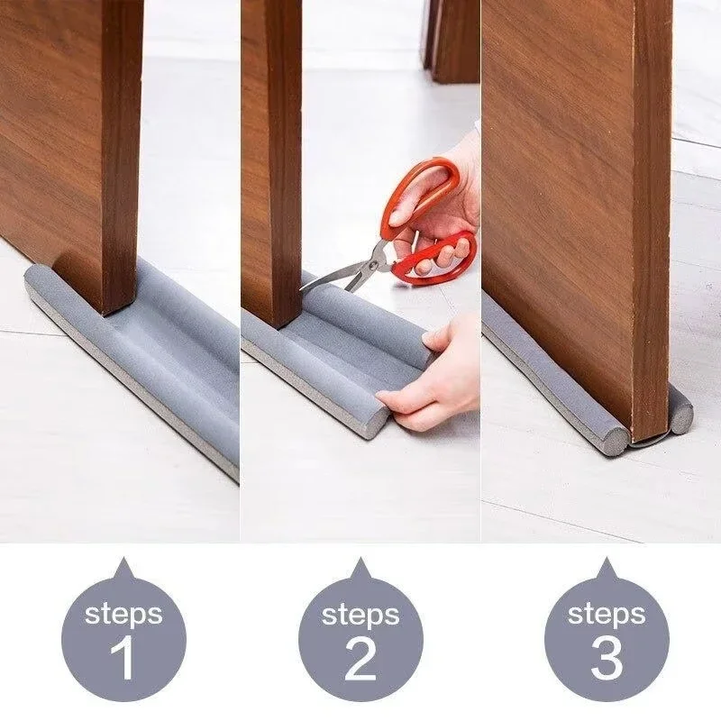 1pc Door Sealing Strip, Door Bottom Seal Strip, Soundproof Door And Window Gap Windshield Strip, Heat Preservation And Dustproof