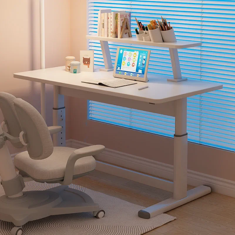 Household Student Desk Height Adjustable, Ergonomic Children School Writing Study Table Desk
