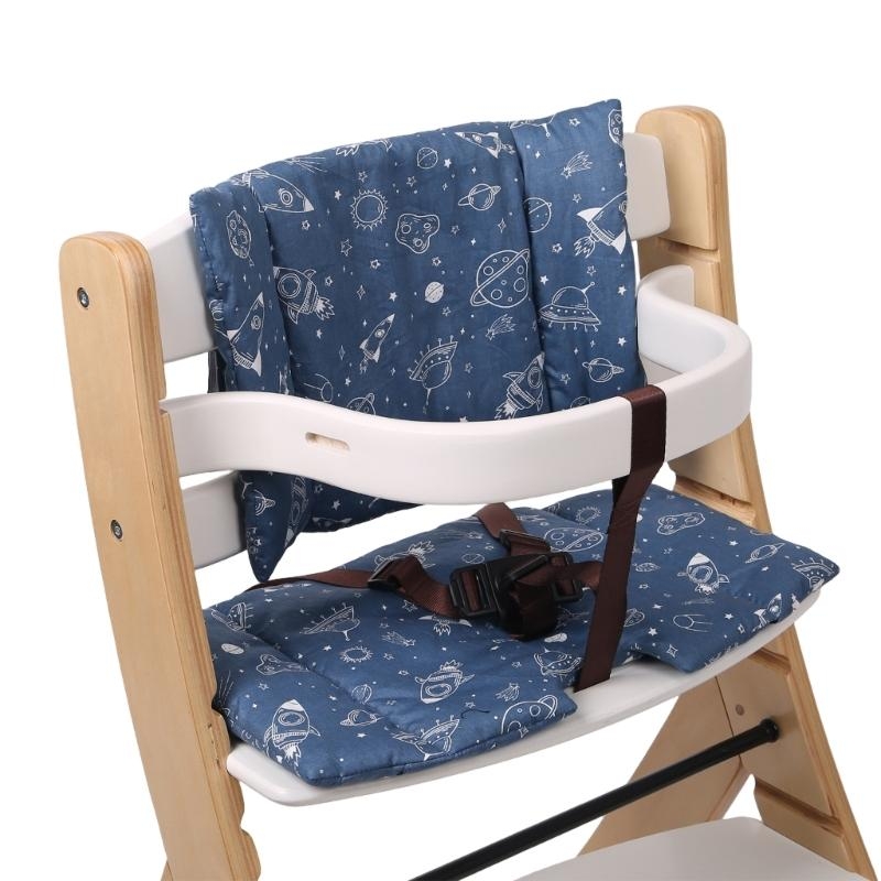 Almofada para cadeira de jantar de bebê, outono e inverno, portátil, antiderrapante, almofada para cadeira alta, acessórios para cadeira de crescimento de bebê