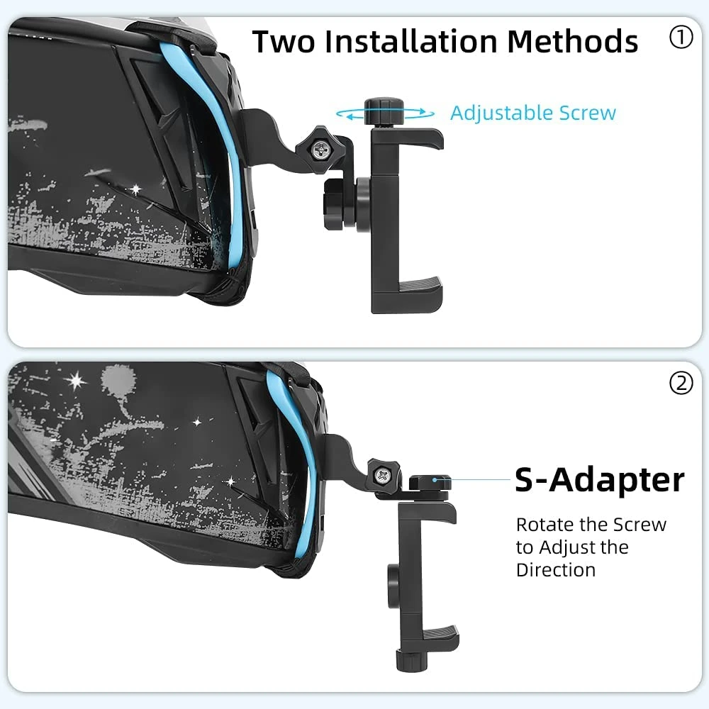 Motorhelm Telefoon Stand Mount Houder Voor GoPro Hero 13 12 10 9 8 Actie Sport Camera Houder motorfiets Camera Mobiele Telefoon