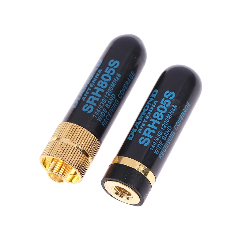 SMA-M/SMA-F Dualband-Antenne UHF+VHF SRH805S Walkie Talkie für Baofeng/YAESU