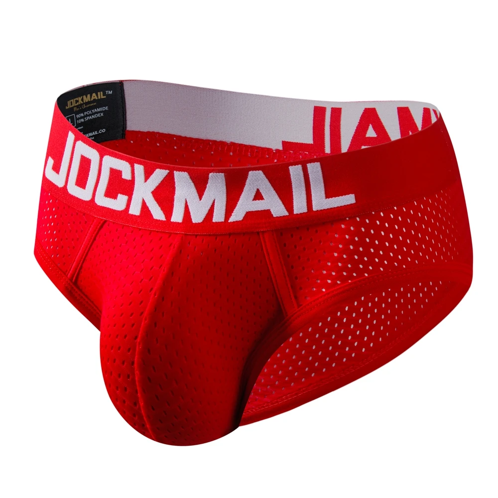 JOCKMAIL ผ้าฝ้ายเซ็กซี่ชายชุดชั้นในกางเกง Breathable กางเกงในชายบิกินี่ชุดชั้นในชายชุดชั้นใน Calzoncillos