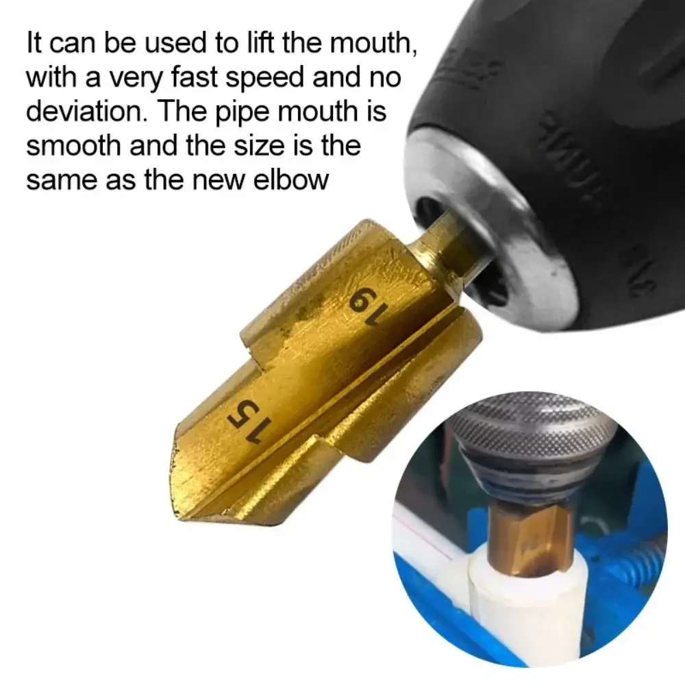 Hexagon Shank PPR Lifting Drill Water Pipe Connection Tool 20/25/32mm Stepped Drill Bit Drilling Tools Set High Quality