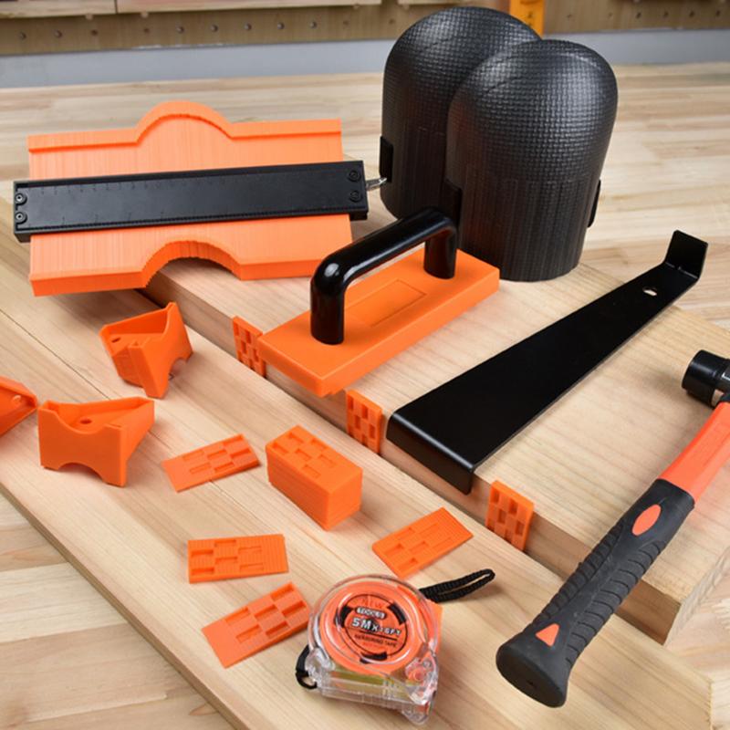 多用途床設置キット、ラミネート修理キット、広葉樹フローリングツール、板ツール、107個