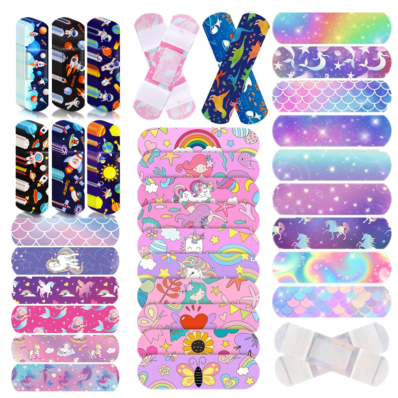50 teile/satz Cartoon Pflaster für Kinder Nette Gips Wunde Dressing Patch Band Erste Hilfe Streifen Klebe Bandagen Woundplast