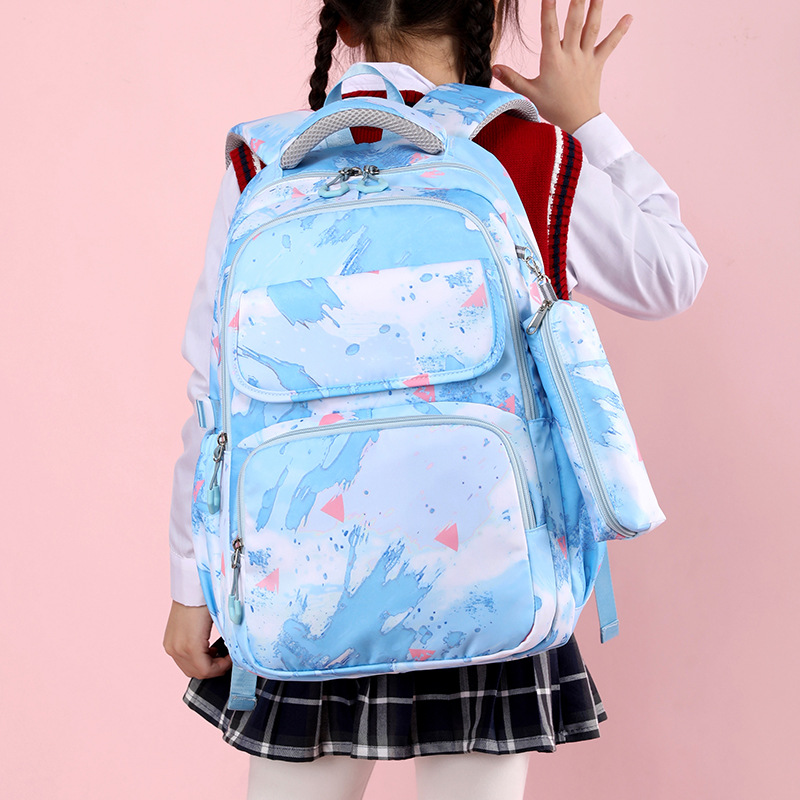 3 ピース/セットキッズスクールバックパックガールズボーイズランチバッグ鉛筆バッグセット小学校中学校バッグ学生ランドセル