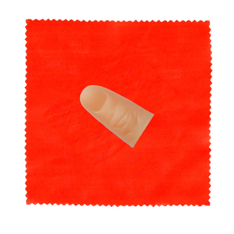 3PCS นวนิยายตลก Magic ของเล่น Party Prank Soft Thumb Tip Fake Finger Magic Trick Close Up Vanish ปรากฏนิ้วมือ Trick Props