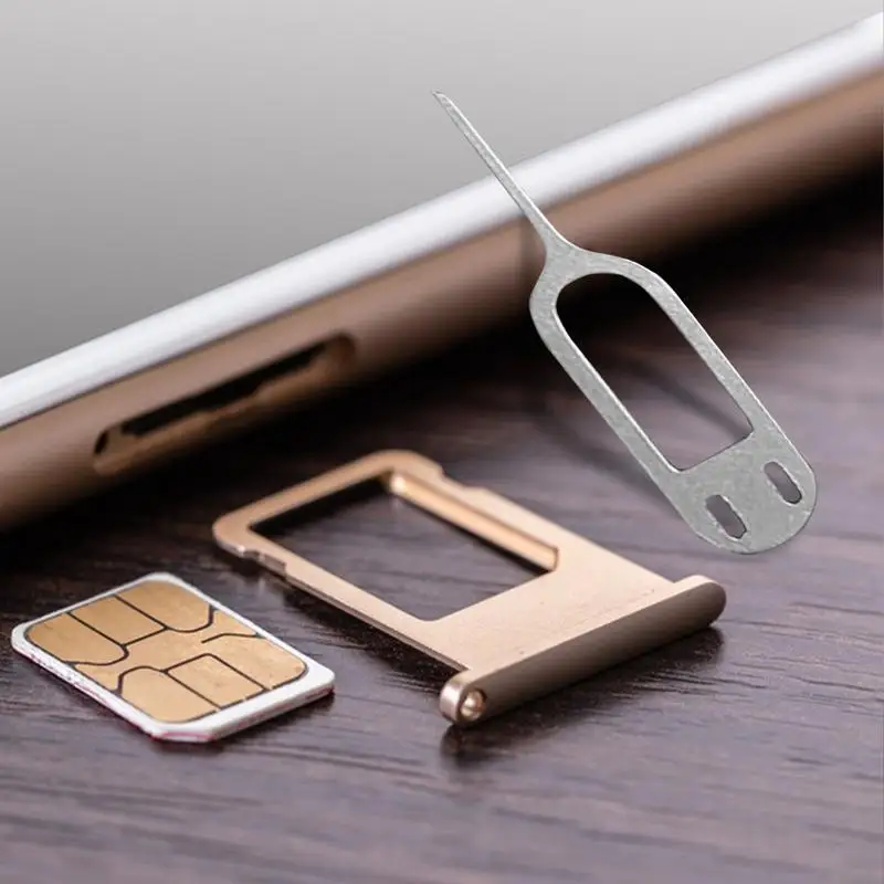 Portable Anti-Lost Keychain with Sim Card Remover Openning Tool for Mobile Phones Tray Eject Pins Needle Opener Ejector