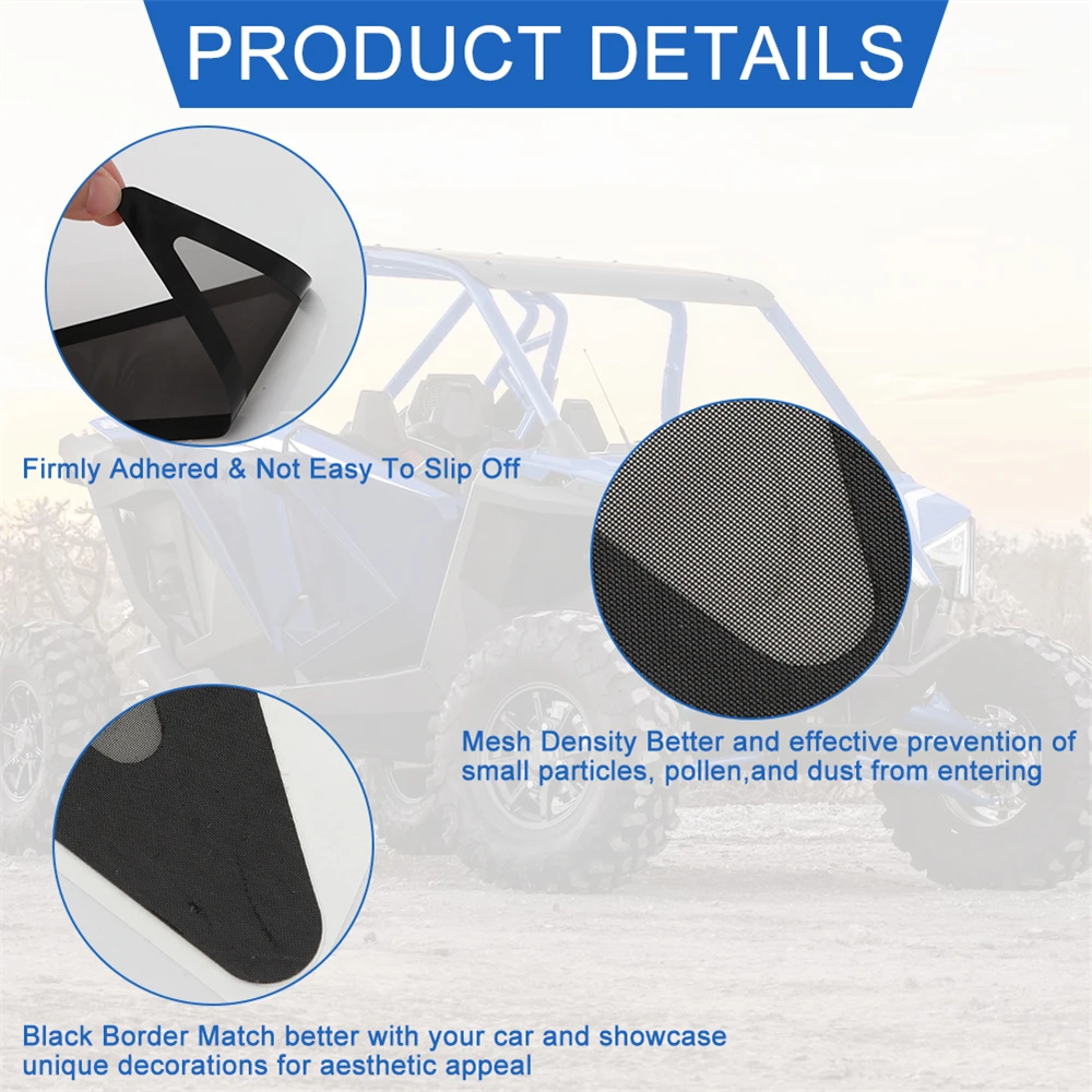 Воздухозаборный фильтр для Polaris RZR PRO XP 4 R 2022 2023 5456087 5456088, внешний левый и правый воздухозаборный экран, воздухозаборный фильтр