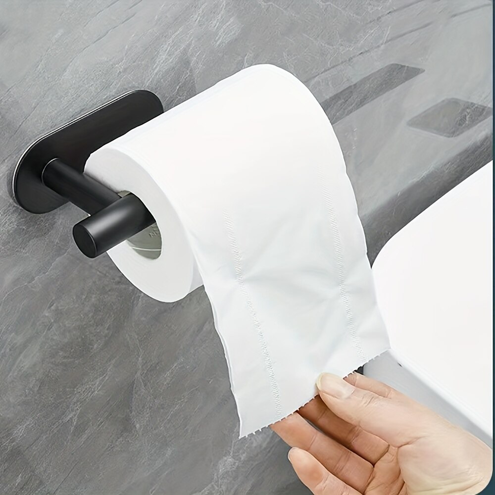 Suporte de papel higiênico sem perfuração, rolo de banheiro, dispensador de toalha, cabide de aço inoxidável, armazenamento de guardanapo, acessórios de cozinha