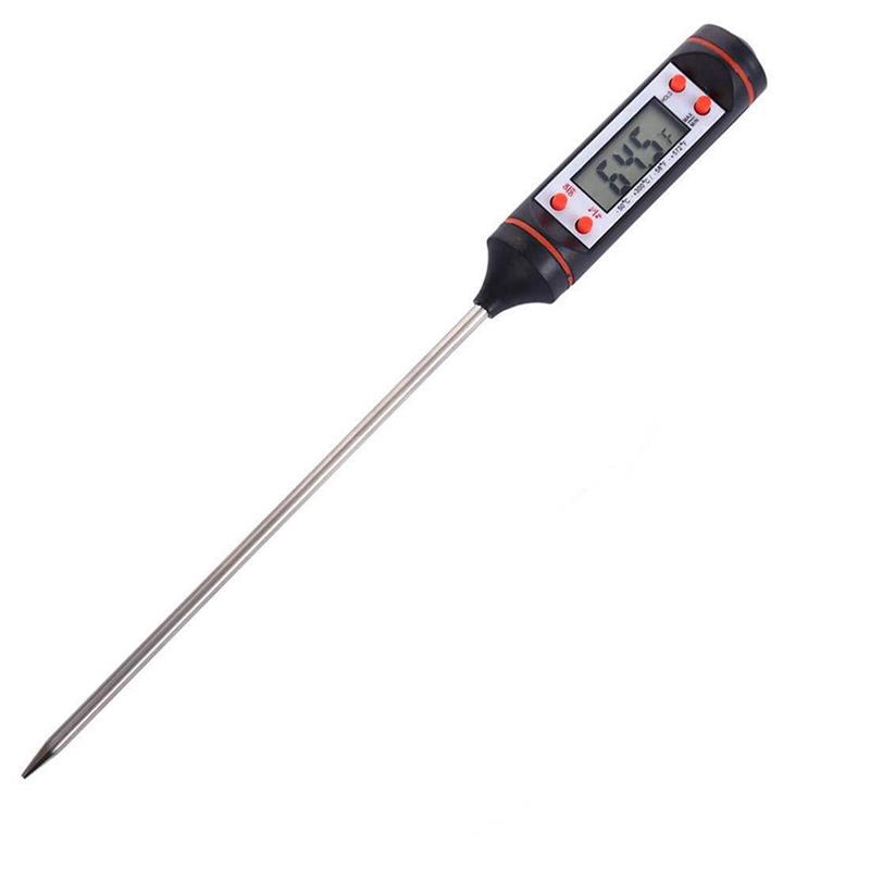 Termómetro Digital para hornear alimentos de cocina, fabricación de velas, tipo sonda electrónica, pantalla Digital, termómetro de cera para quemar parrilla líquida