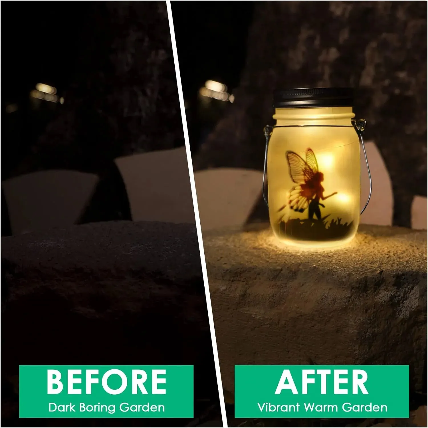 Solar Mason Jar Licht Solar Laterne Lichterkette Wasserdicht IP65 Hängen Stehende Solar Lampe Garten Ornament Für Terrasse Rasen