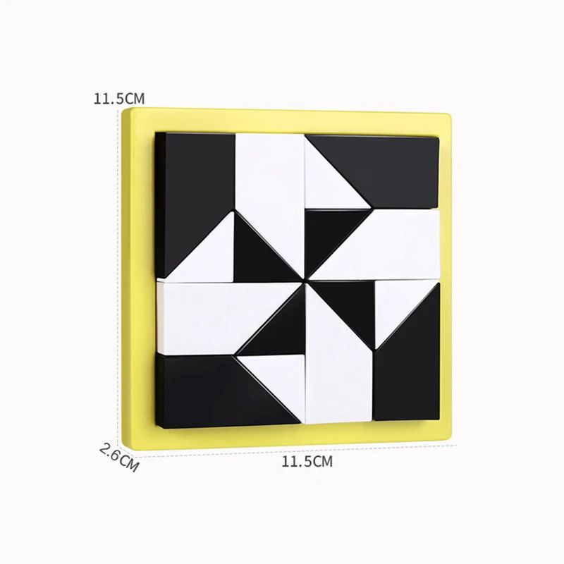 DIY Hide Puzzle Toys Montessori Logical Thinking Training Hidng Blocks 365 Challenges Board Games Educational Toys For Children