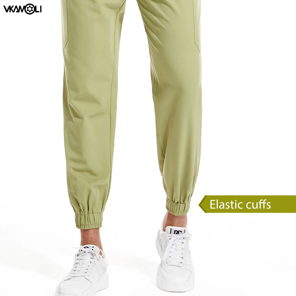 Uniformes médicos para sala de clínica de tela elástica multicolor, conjunto de top y jogger xs-xxl para hombre, ropa de trabajo para médico